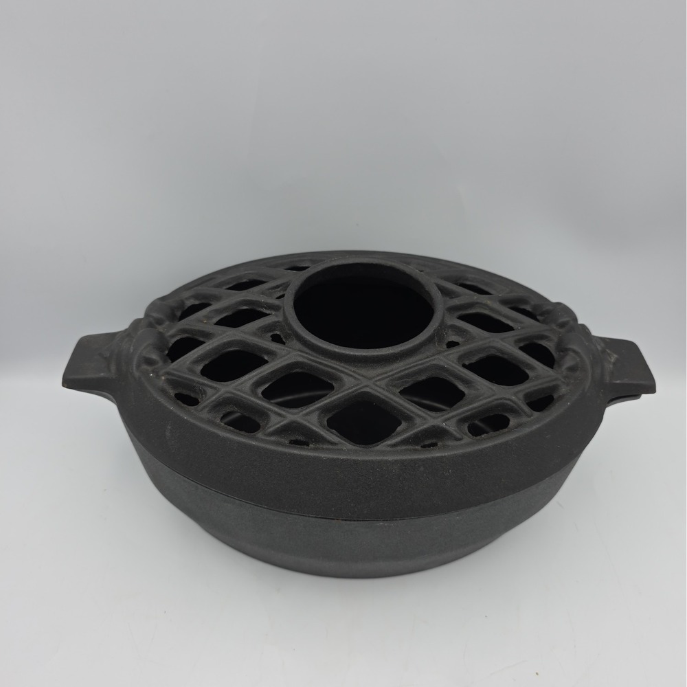 Vintage John Wright Lattice Cast Iron Wood Stove Radiator Steamer Humidifier